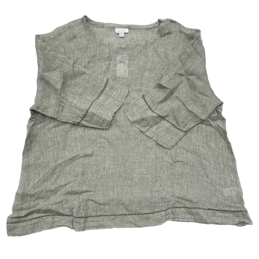 Top Ss By Pure Jill In Green, Size:2X