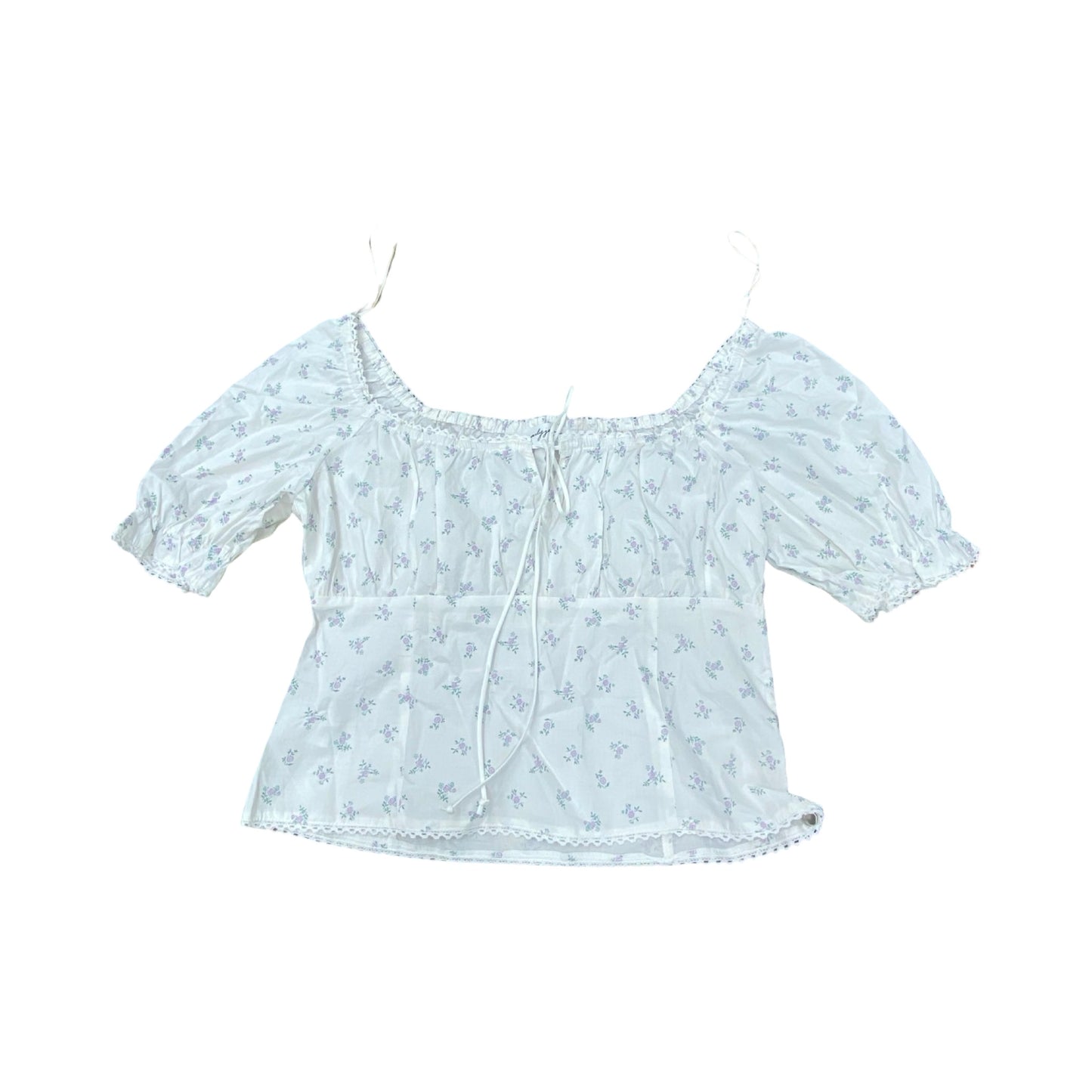 Top Ss By Carly Jean In Floral Print, Size:L