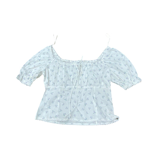 Top Ss By Carly Jean In Floral Print, Size:L