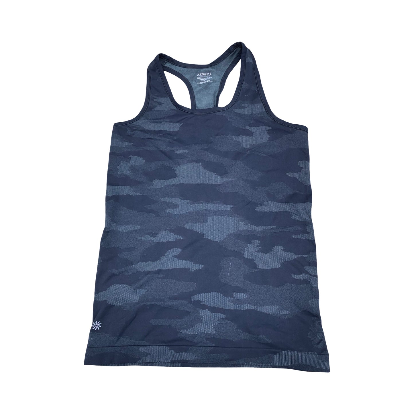 Athletic Tank Top By Athleta In Black & Grey, Size:S