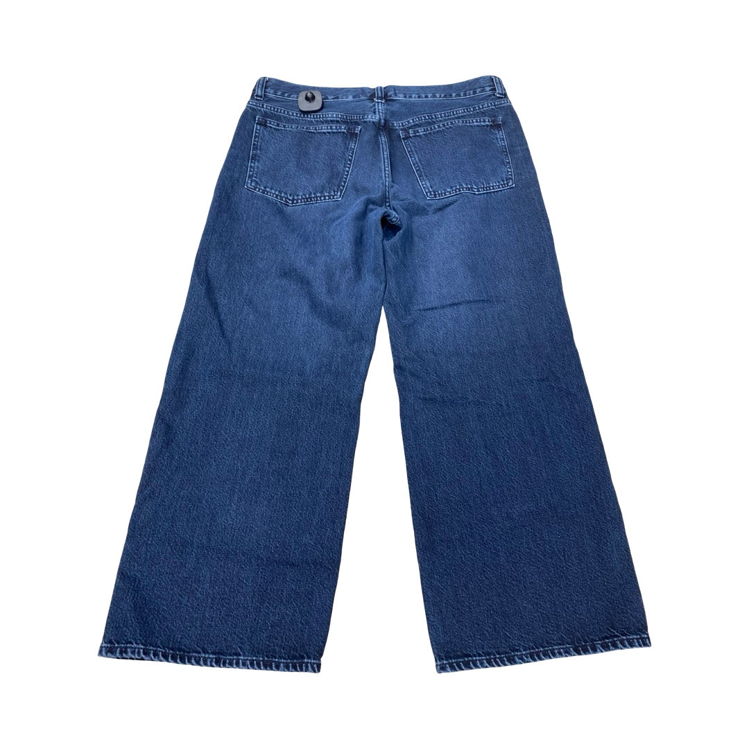 Jeans Wide Leg By Madewell In Blue Denim, Size:6P