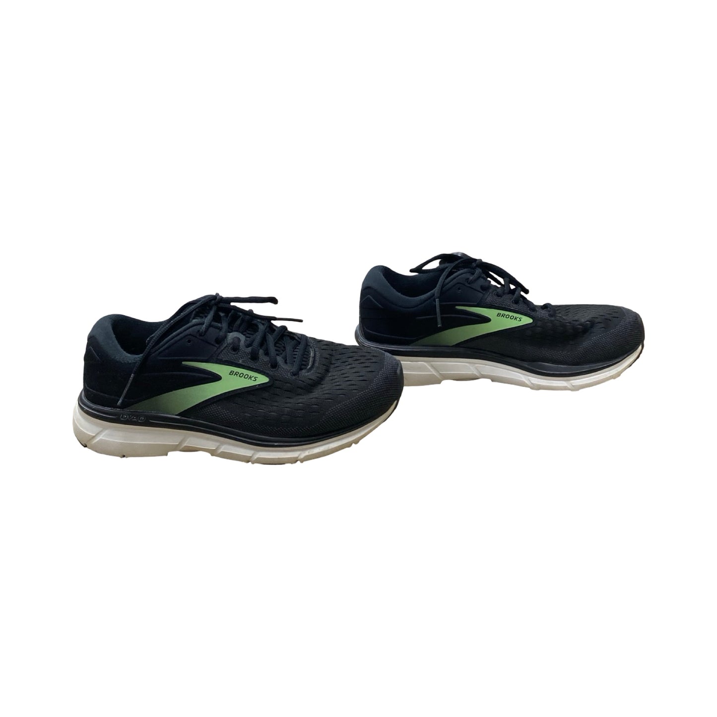 Shoes Athletic By Brooks In Black & Green, Size:9