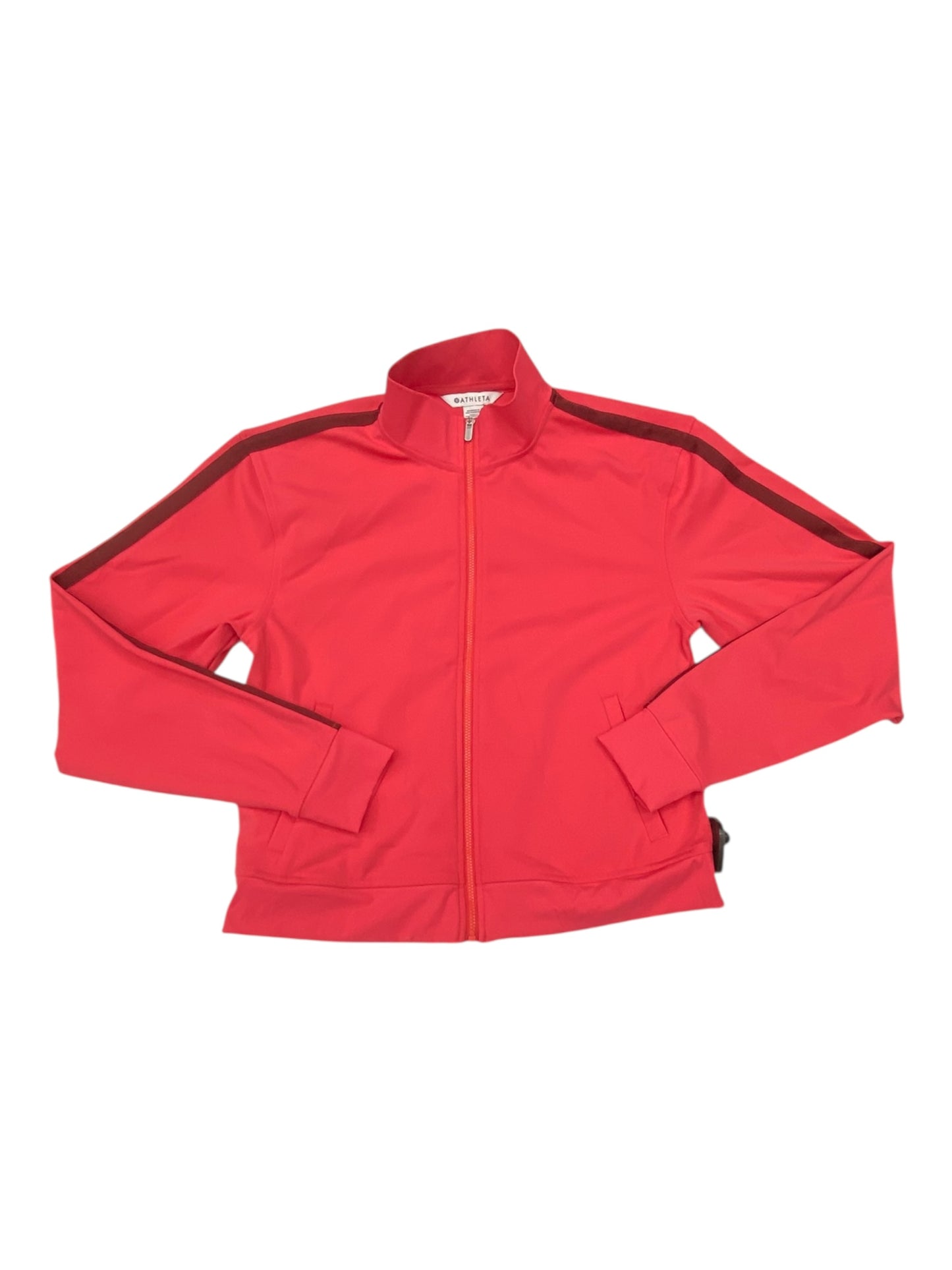 Athletic Jacket By Athleta In Pink, Size:M