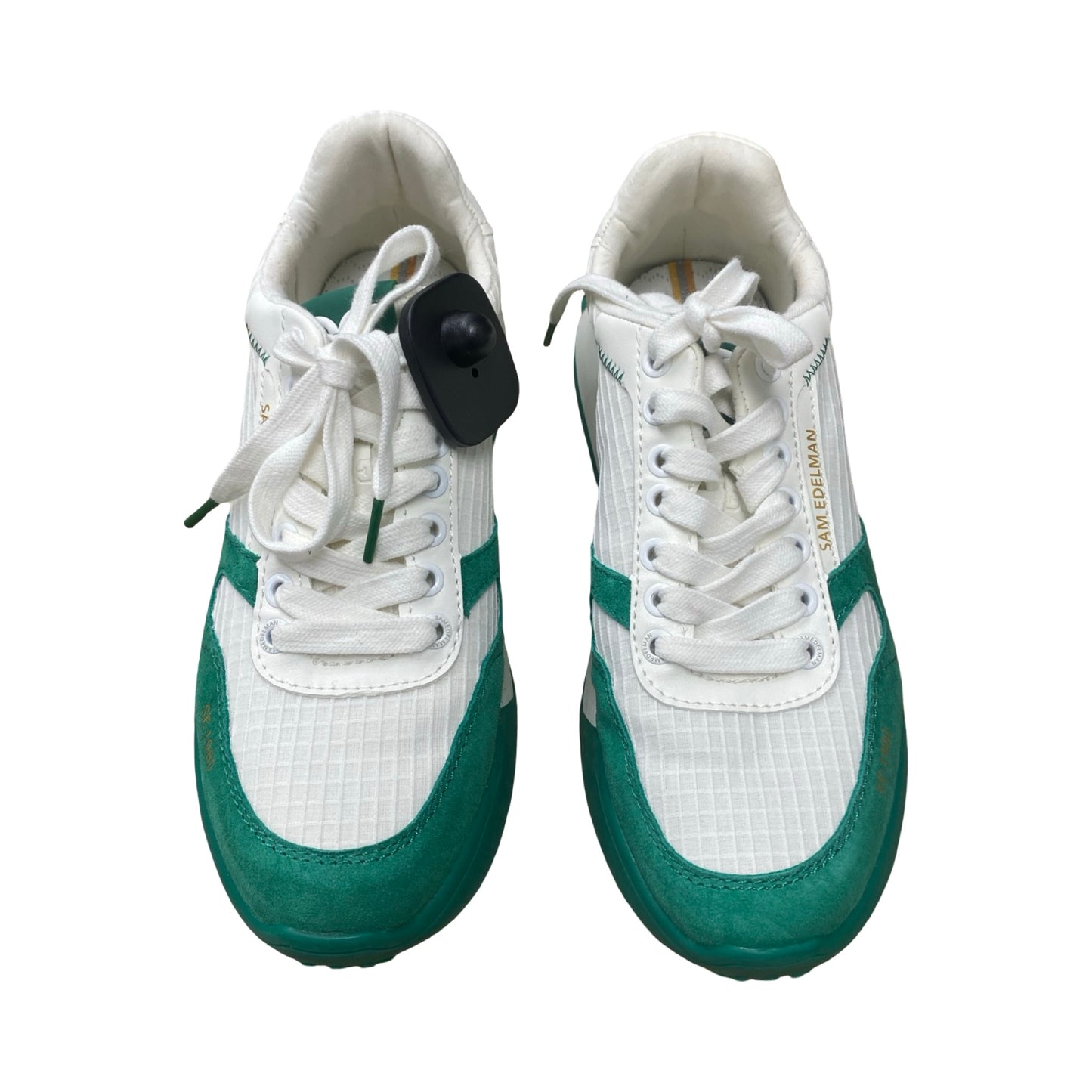 Shoes Sneakers By Sam Edelman In Green & White, Size:8.5