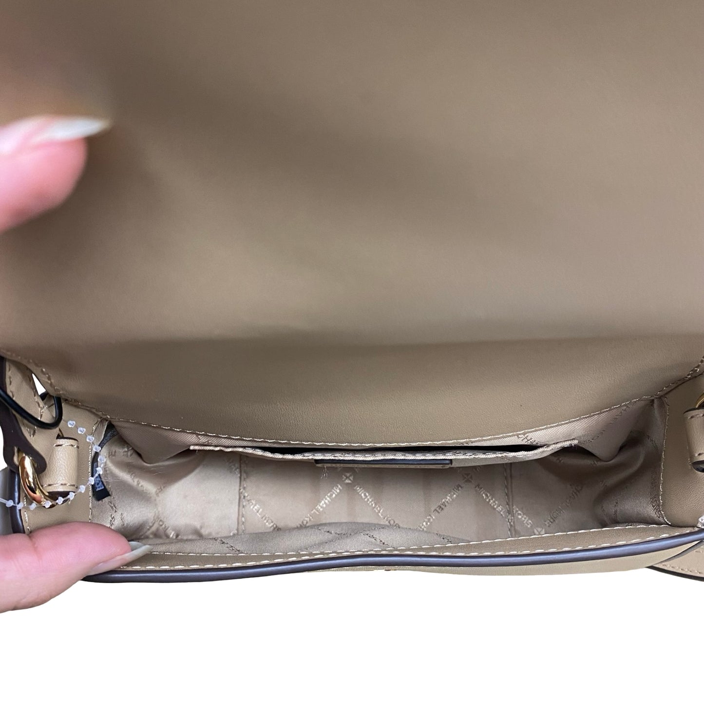 Handbag Designer By Michael Kors In Tan, Size:Small