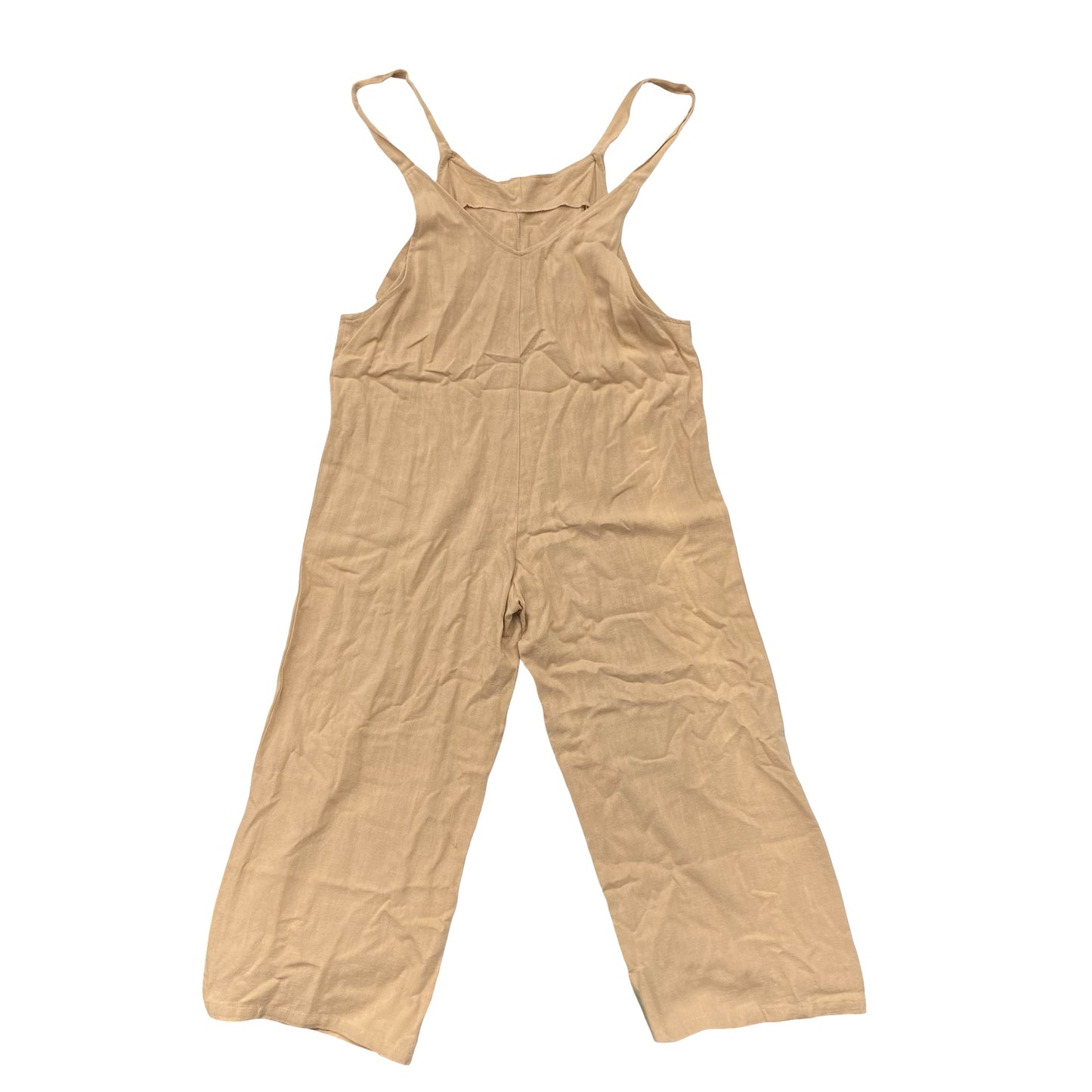 Jumpsuit By Style Rack In Tan, Size:L