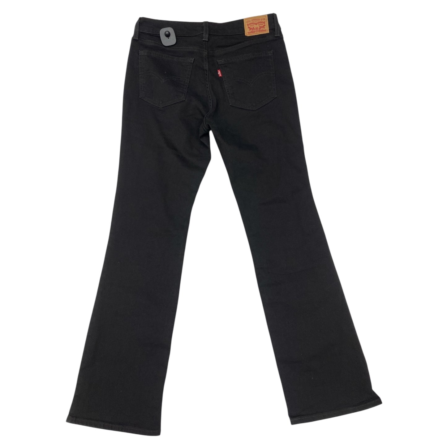 Jeans Boot Cut By Levis In Black, Size:8