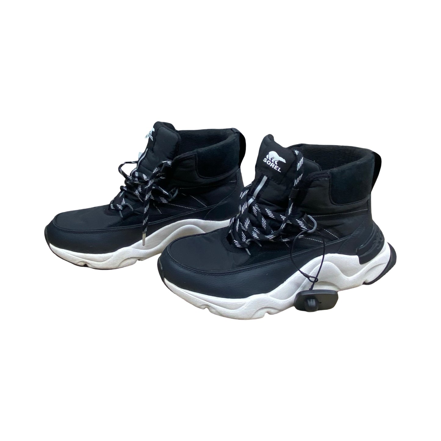 Boots Designer By Sorel In Black & White, Size:10