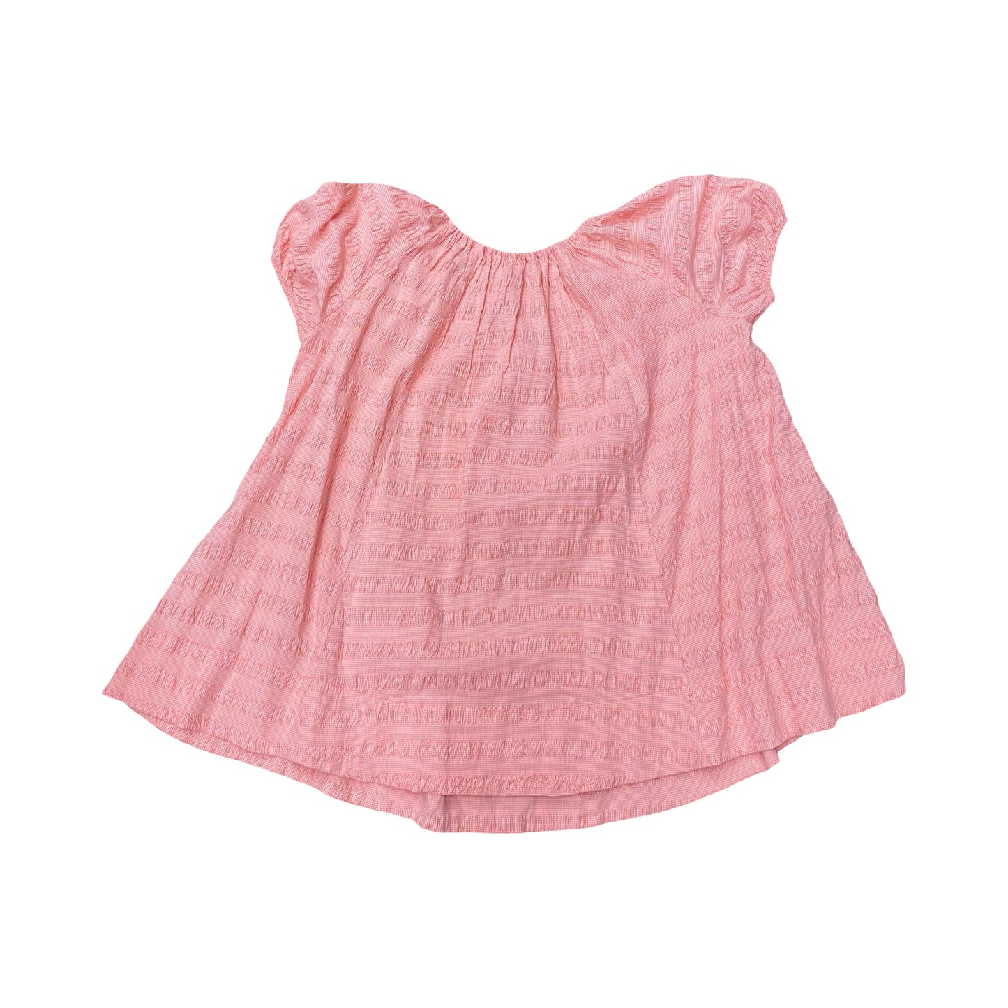 Dress Casual Short By Maeve In Pink & White, Size:L