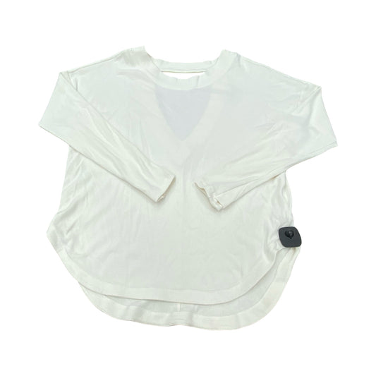 Top Ls By Athleta In Cream, Size:L