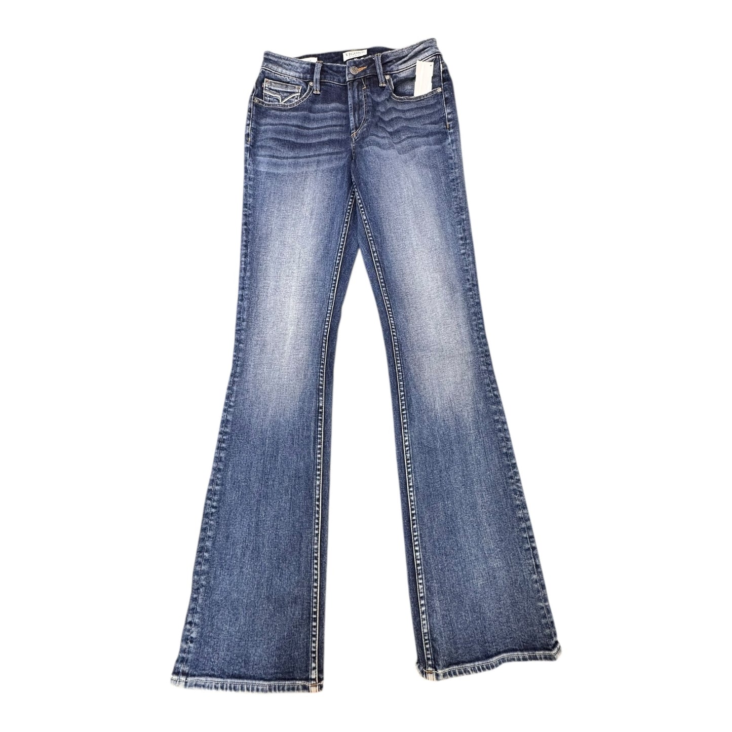 Jeans Boot Cut By Vigoss In Blue, Size:4