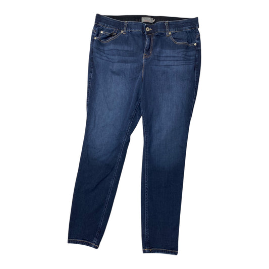 Jeans Skinny By Torrid In Blue Denim, Size:20