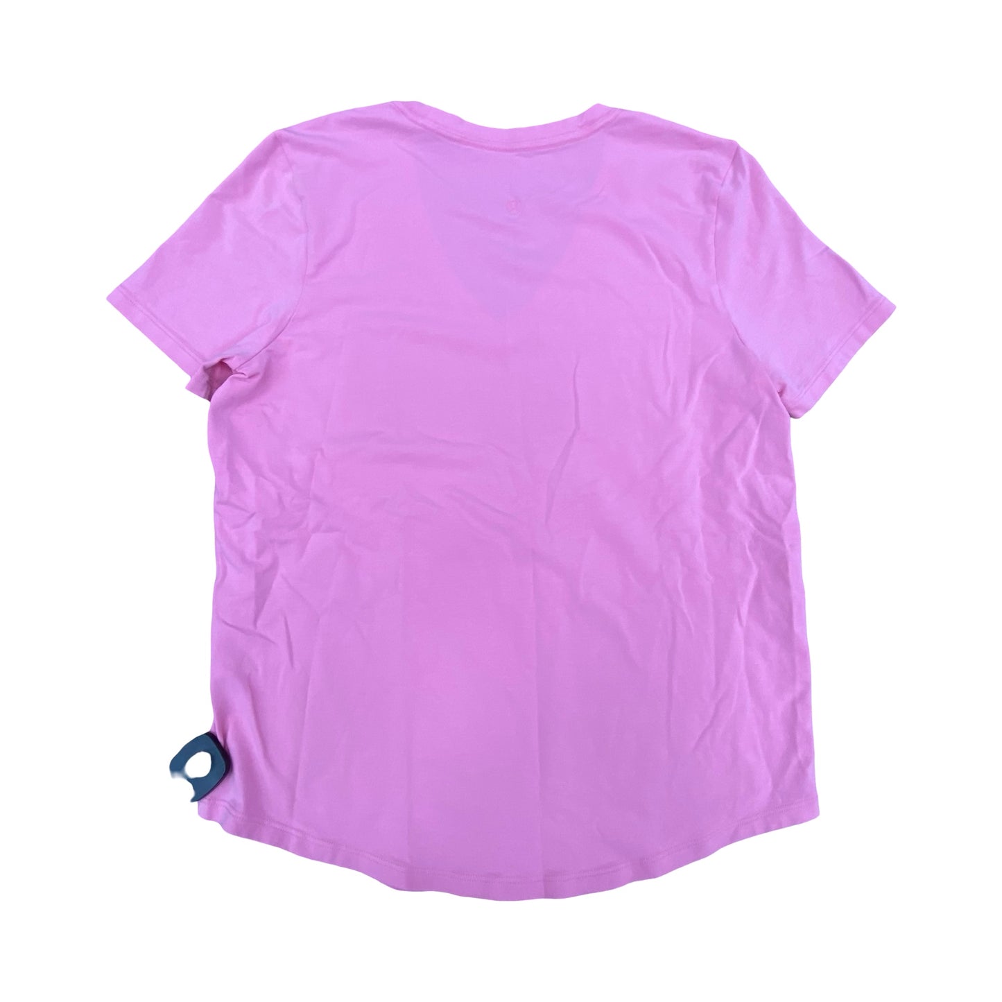 Athletic Top Ss By Lululemon In Pink, Size:M