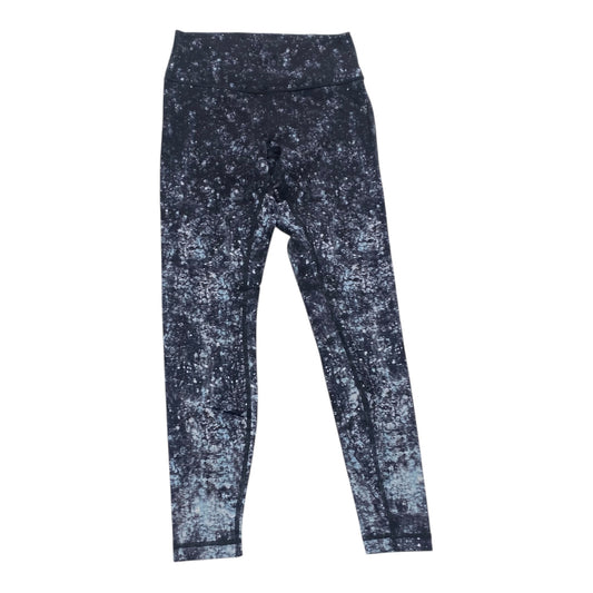 Athletic Leggings By Lululemon In Black & Grey, Size:10