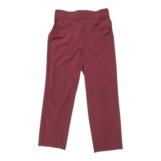 Athletic Pants By Lou And Grey In Maroon, Size:L