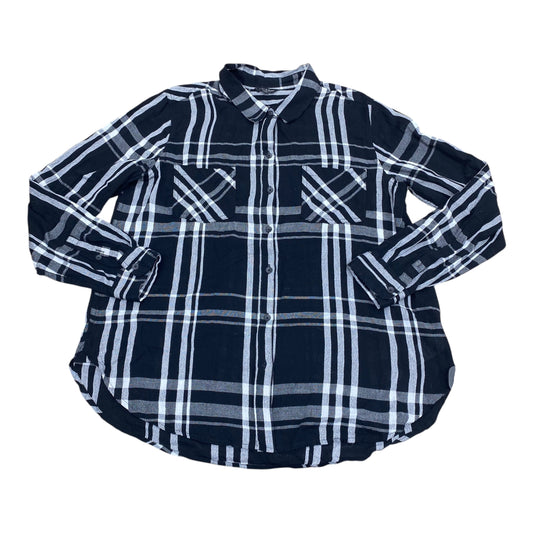 Top Ls By Lucky Brand In Black & White, Size:L