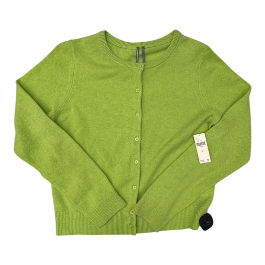 Sweater Cardigan By Anthropologie In Green, Size:M