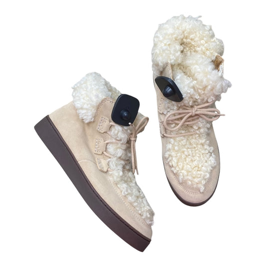 Boots Ankle Flats By Vionic In Beige, Size:8