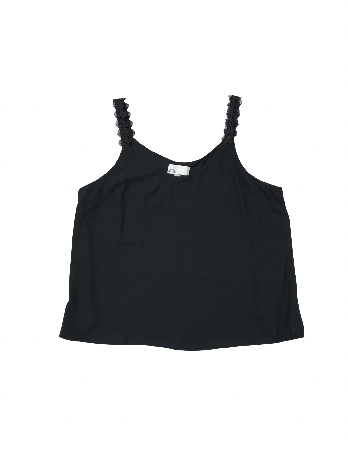 Top Sleeveless By Nordstrom In Black, Size:Xl