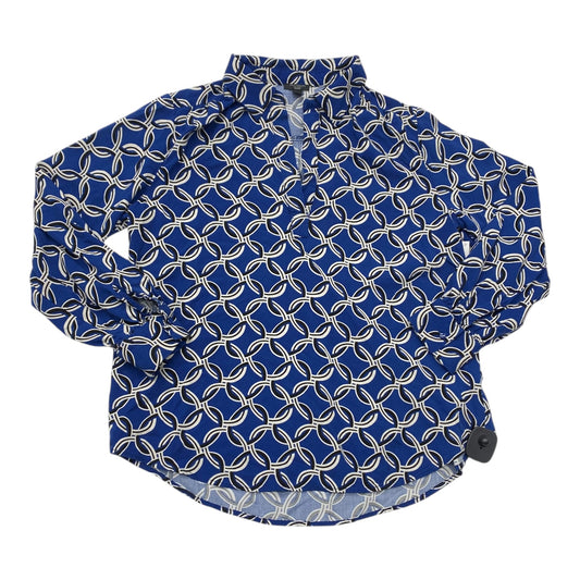 Top Ls By Ann Taylor In Blue, Size:Mp