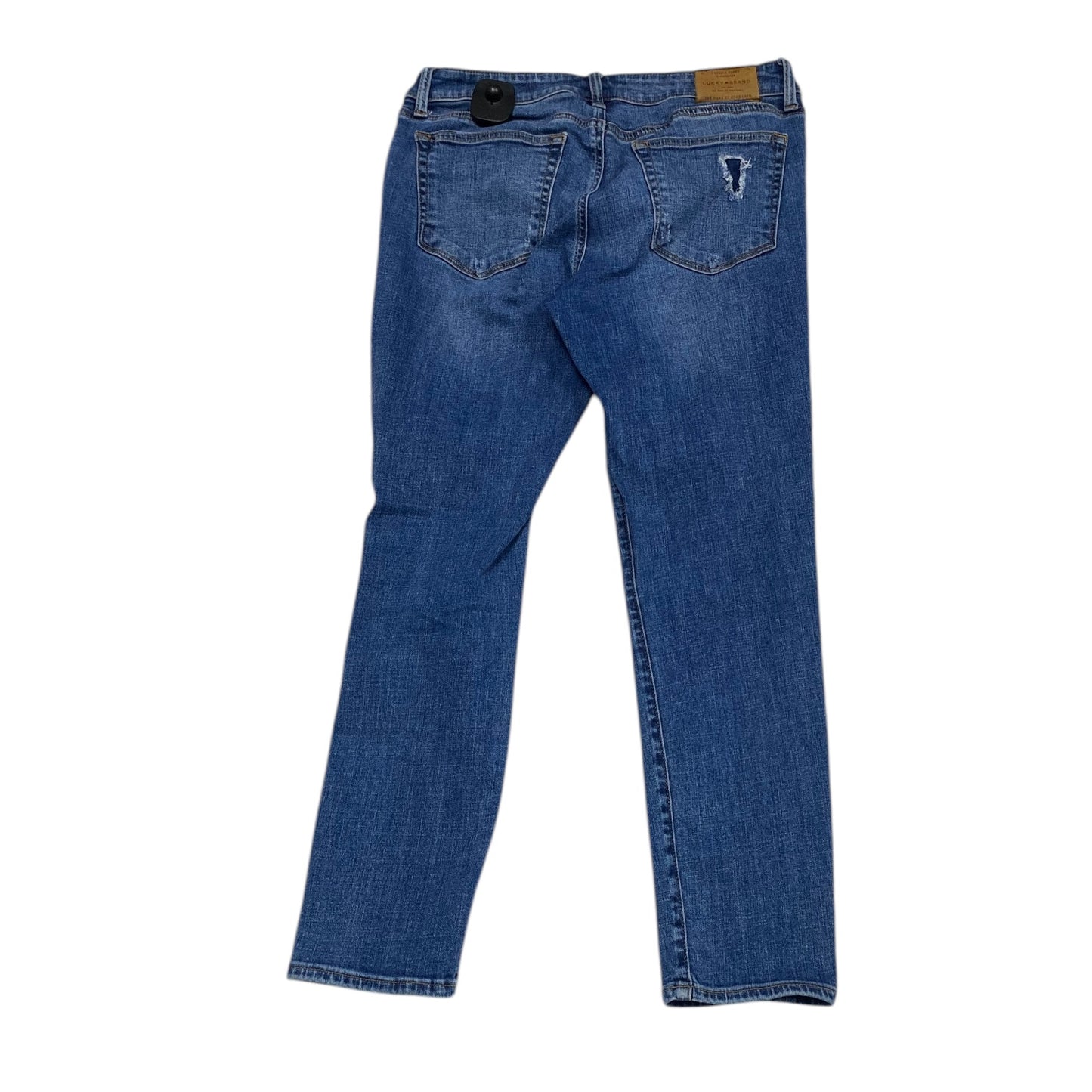 Jeans Skinny By Lucky Brand In Blue Denim, Size: 6