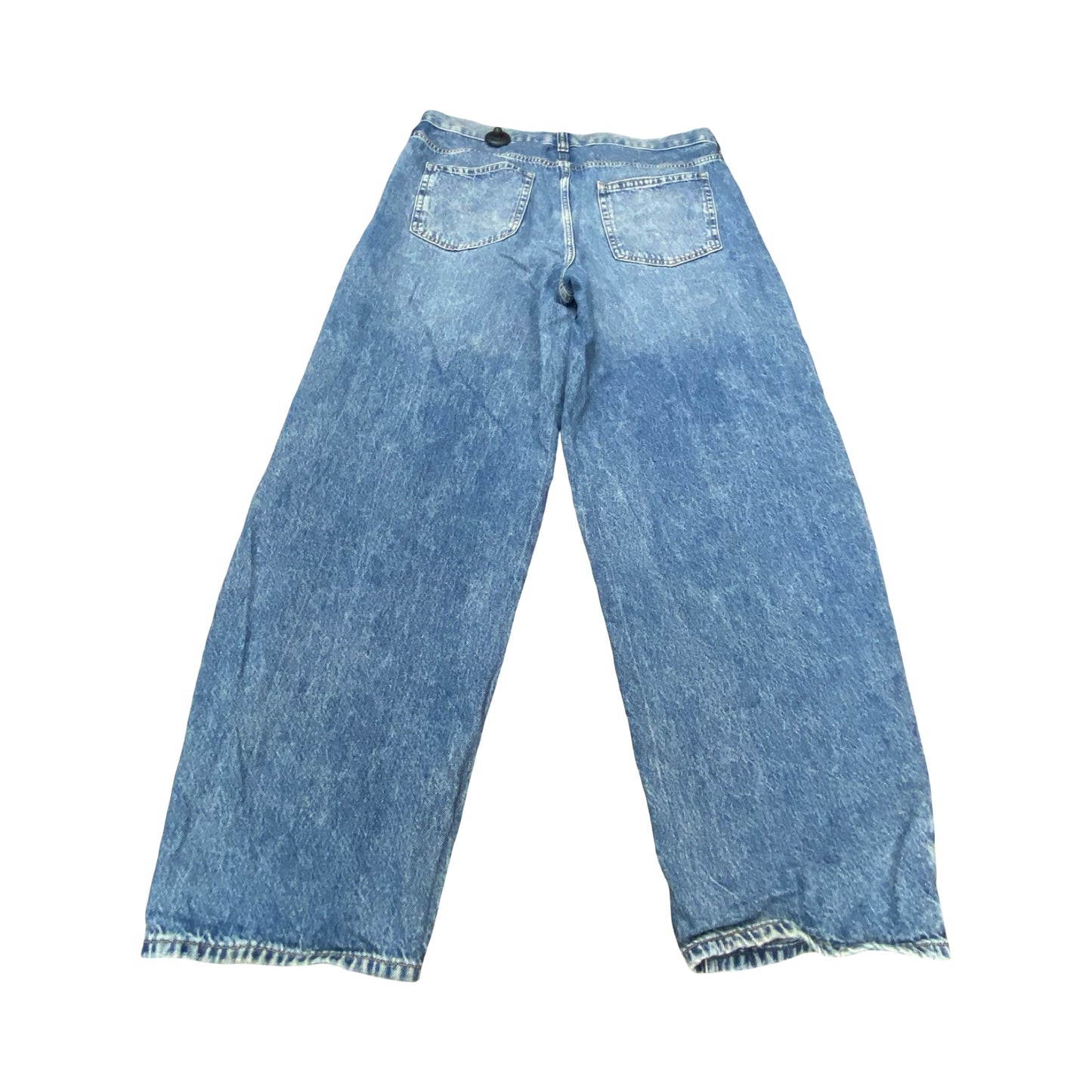 Jeans Wide Leg By Gap In Blue Denim, Size:18