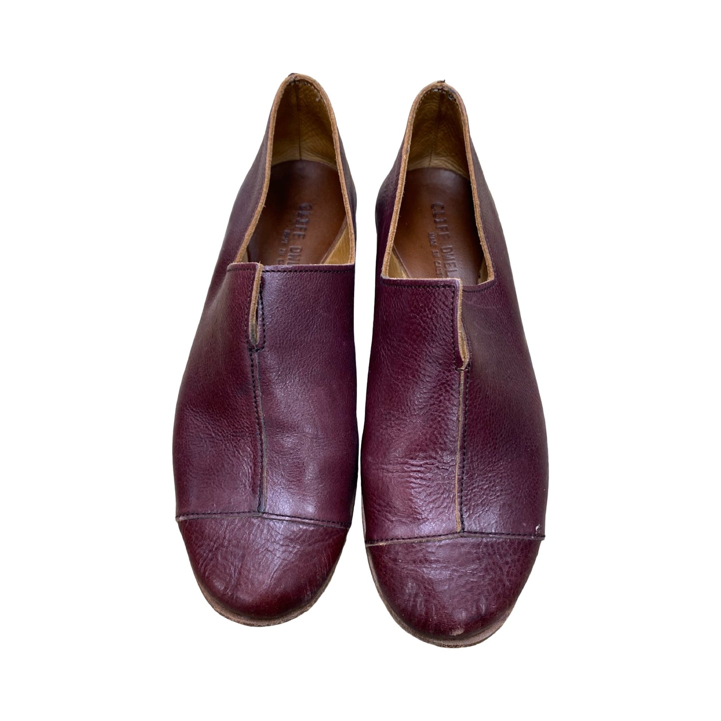 Shoes Designer By Cma In Maroon, Size:6