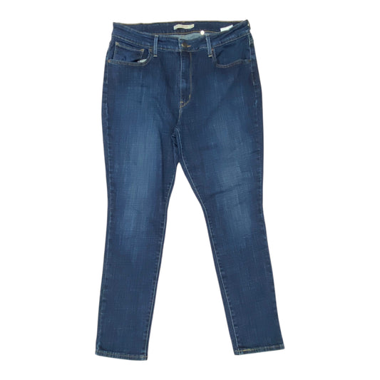 Jeans Skinny By Levis In Blue, Size:18