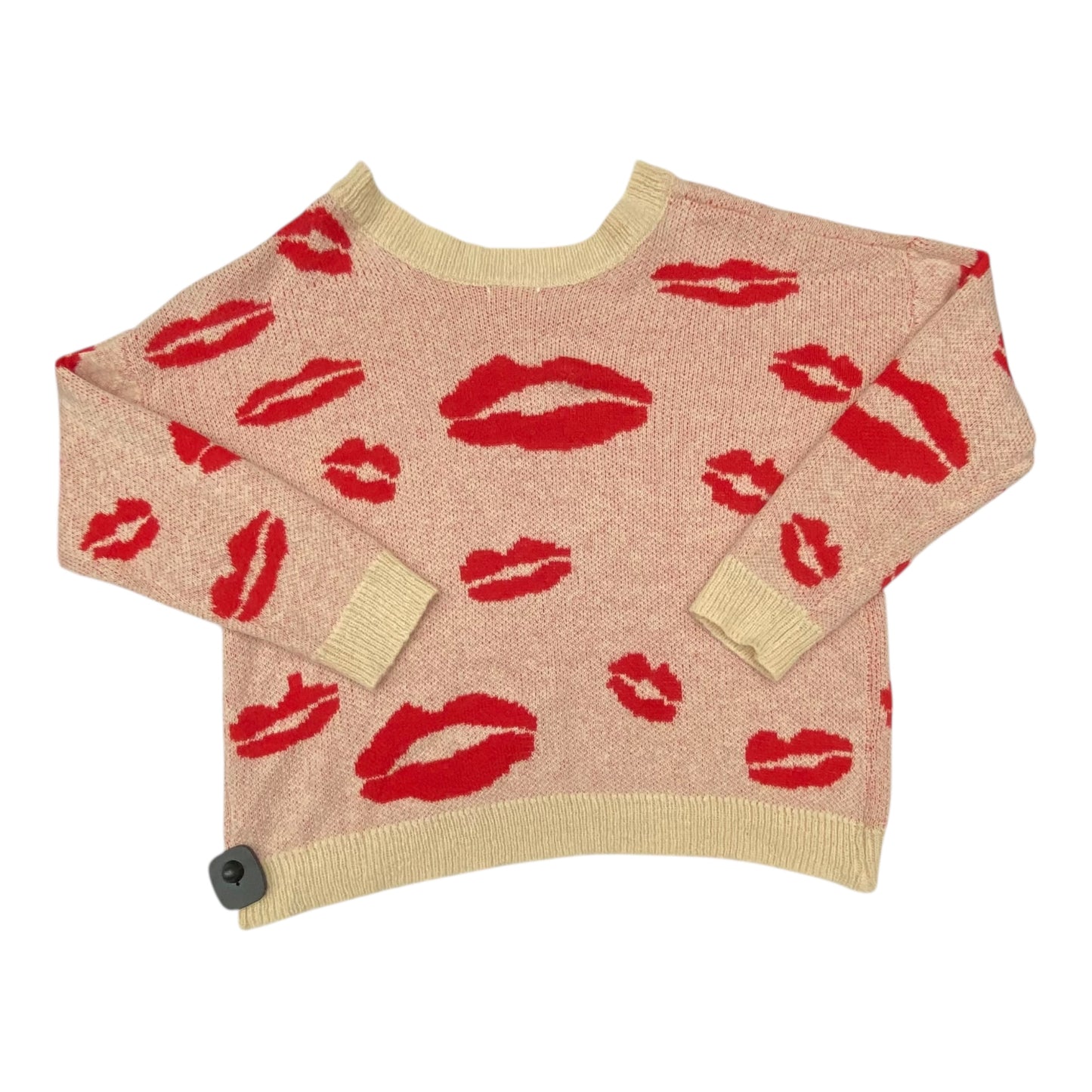 Sweater By Andthewhy In Red & Tan, Size:S