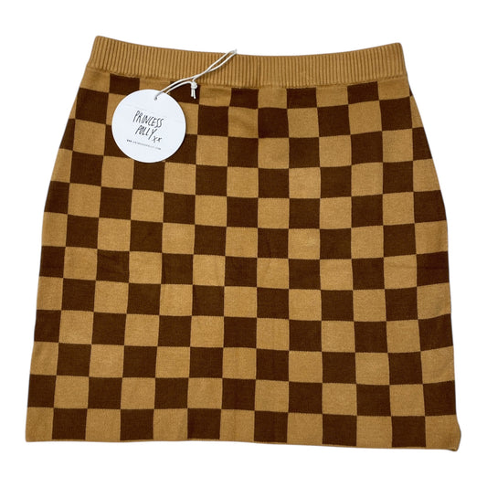Skirt Midi By Princess Polly In Brown, Size:L