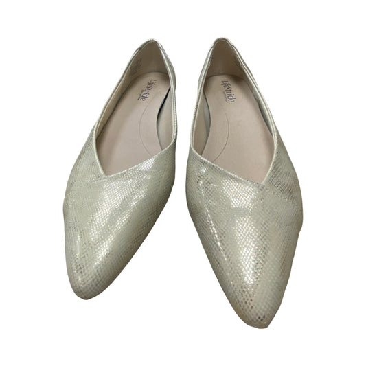 Shoes Flats By Life Stride In Gold, Size:7.5