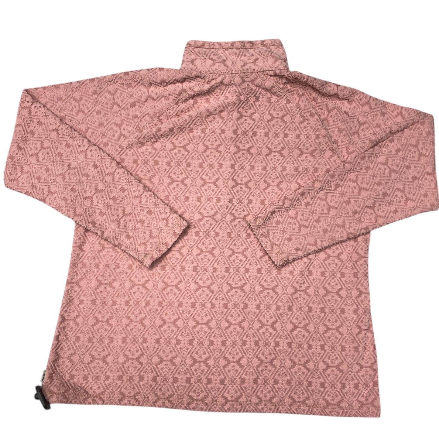 Athletic Top Ls Collar By Eddie Bauer In Pink, Size:Xl