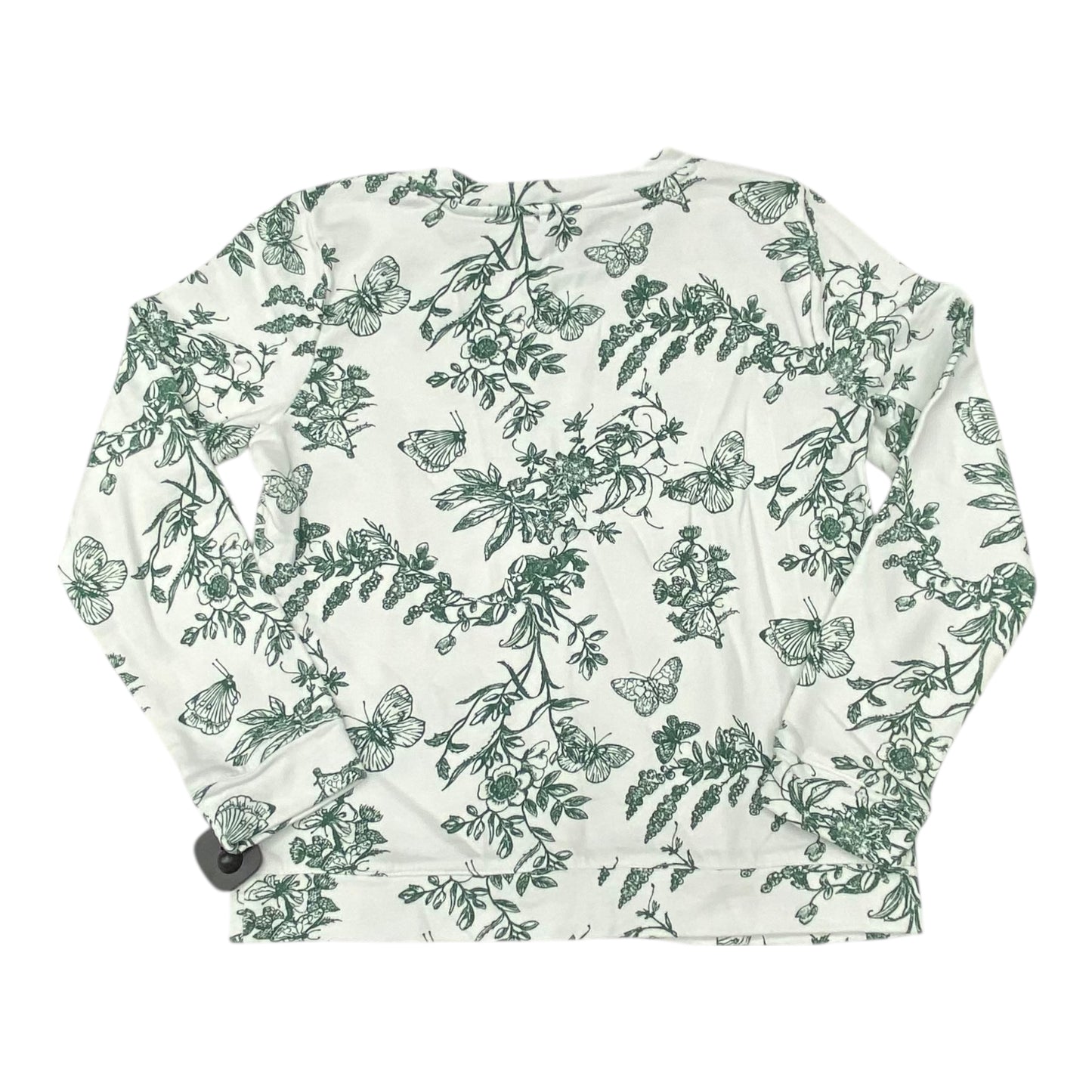Top Ls By Talbots In Green & White, Size:M