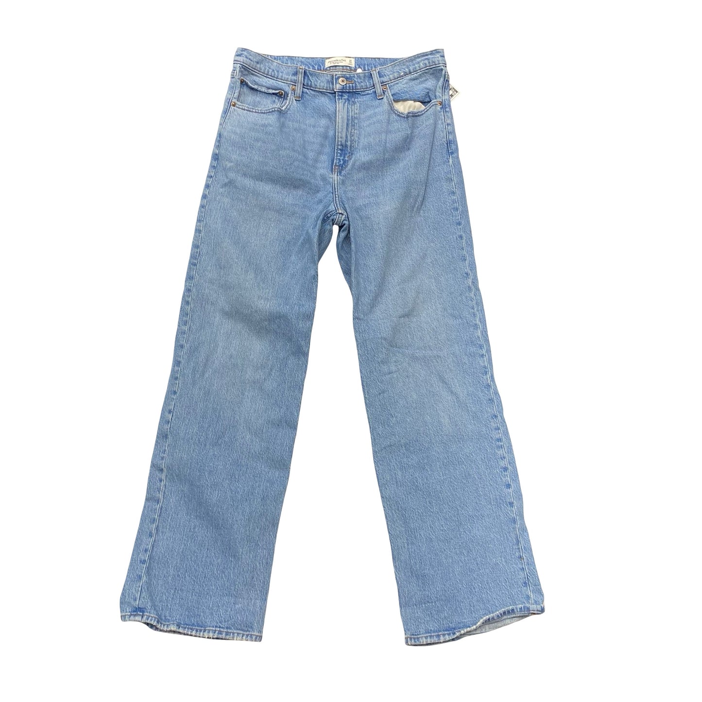 Jeans Boyfriend By Abercrombie And Fitch In Blue Denim, Size:14