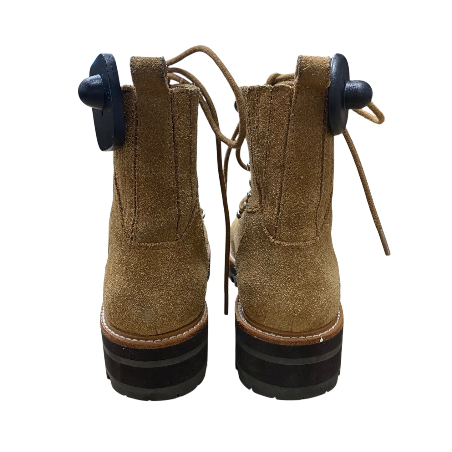Boots Ankle Heels By Marc Fisher In Brown, Size:6