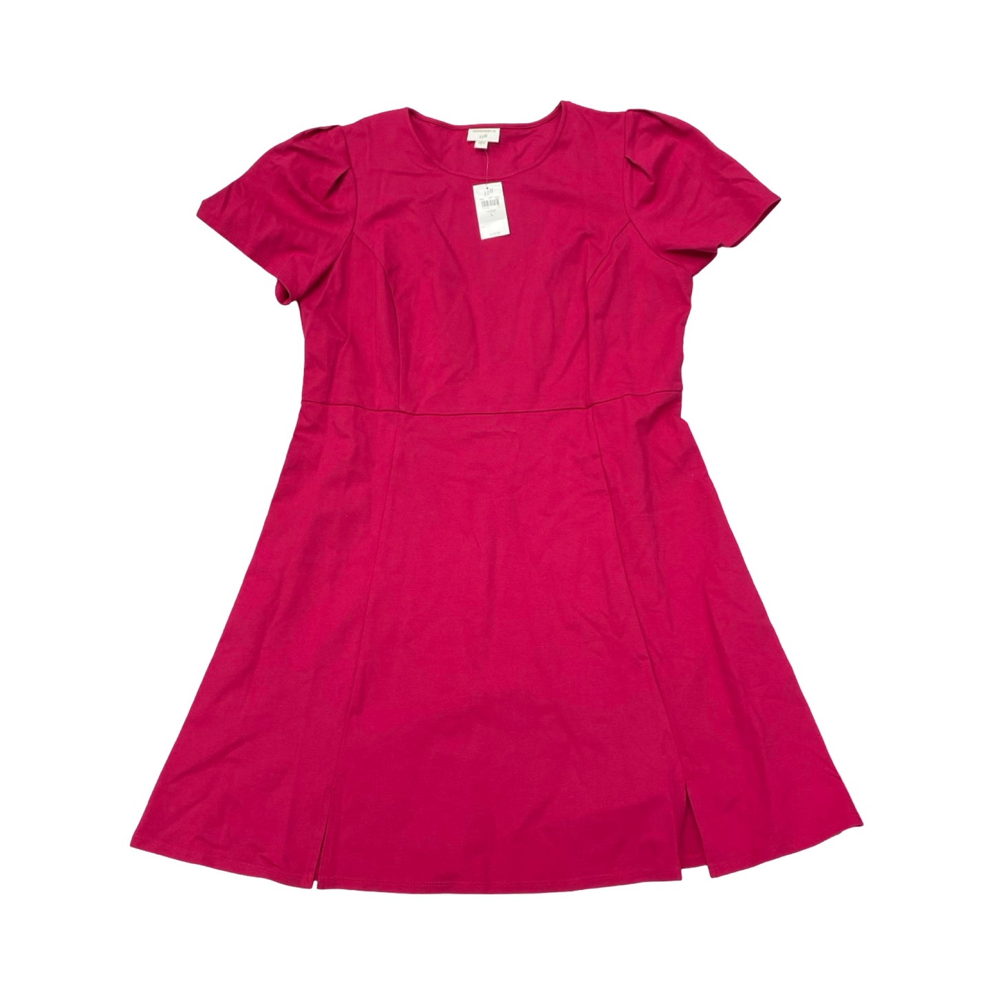Dress Casual Midi By J. Jill In Pink, Size:L