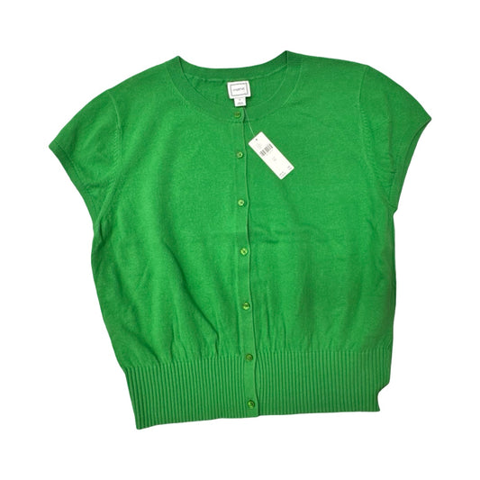 Sweater Cardigan By Maeve In Green, Size:Xl