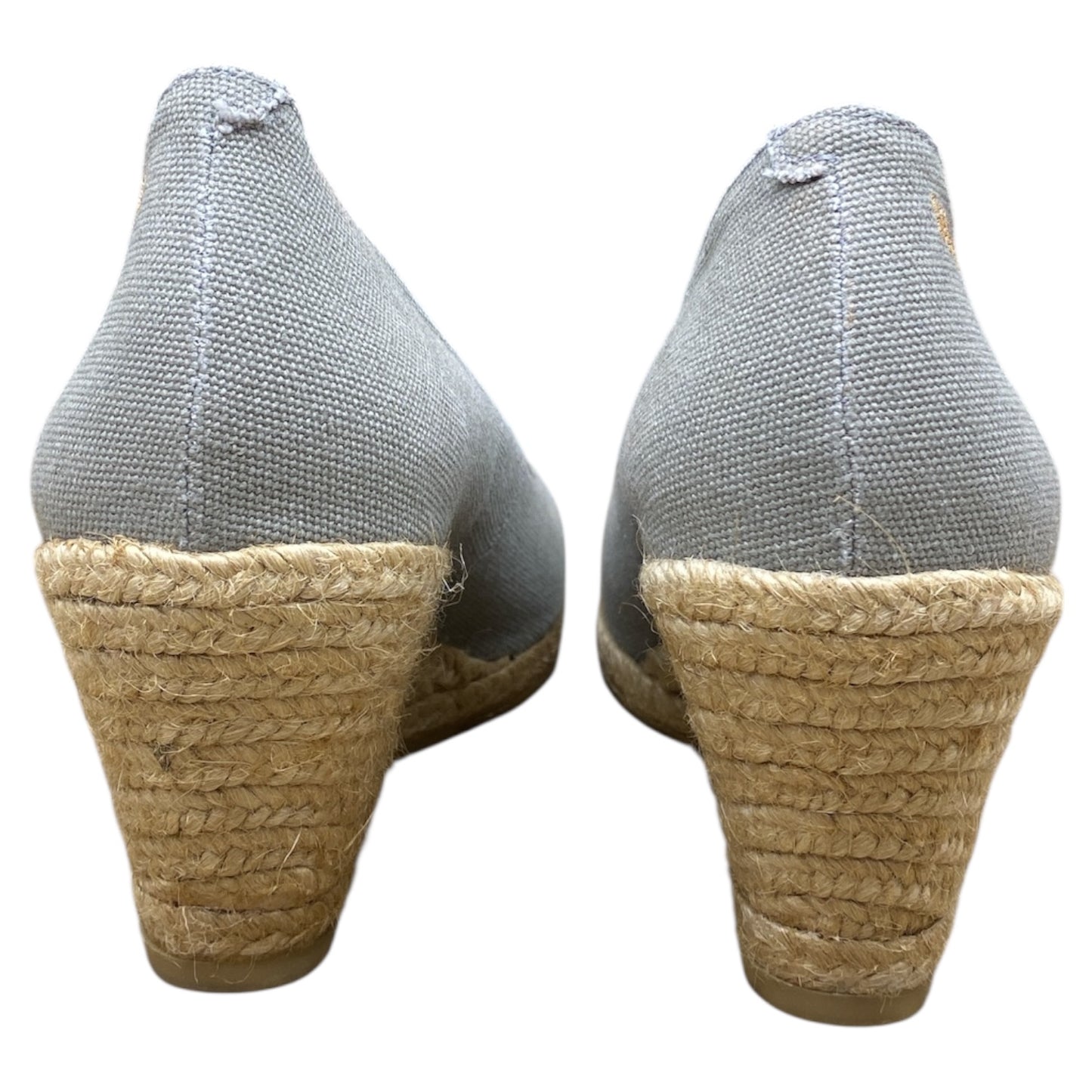 Shoes Heels Wedge By Viscata In Grey & Tan, Size:8.5