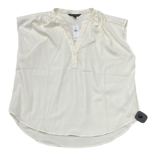 Top Sleeveless By Banana Republic In Cream, Size:S