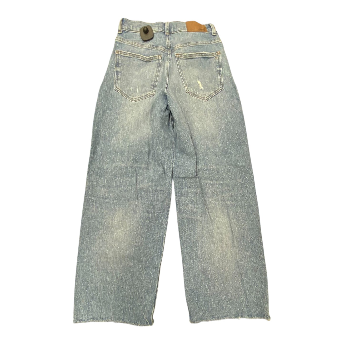 Jeans Wide Leg By Madewell In Blue Denim, Size:0