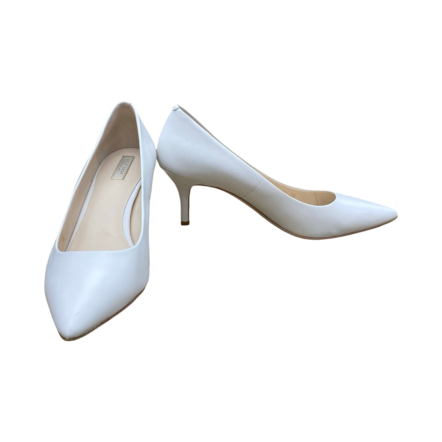 Shoes Heels Kitten By Cole-Haan In White, Size:8.5