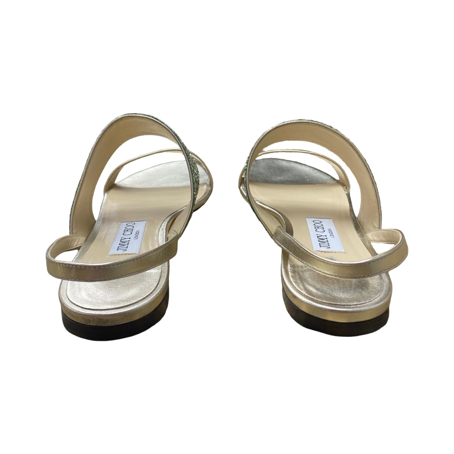 Sandals Luxury Designer By Jimmy Choo In Multi, Size:9