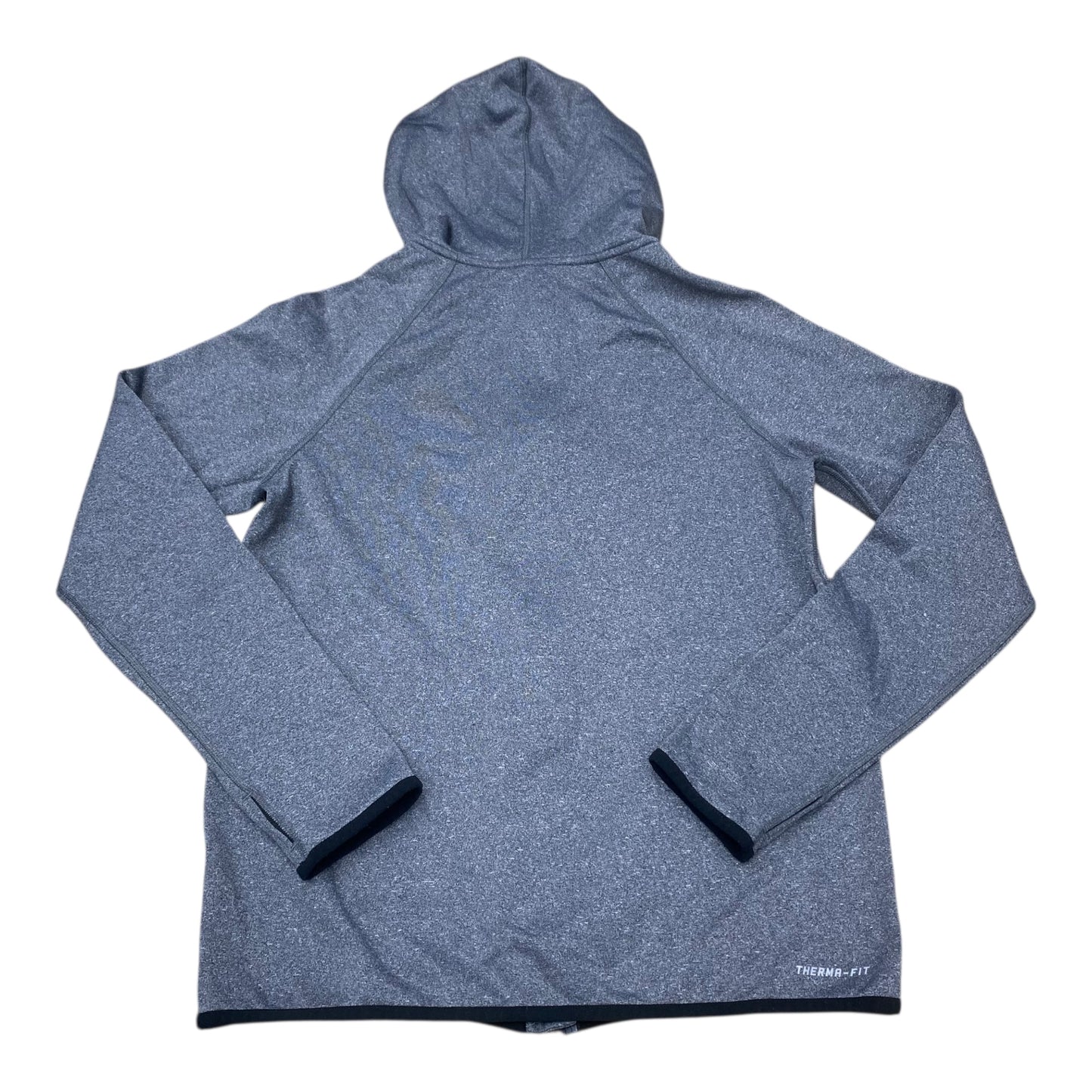 Athletic Sweatshirt Hoodie By Nike In Grey, Size:S