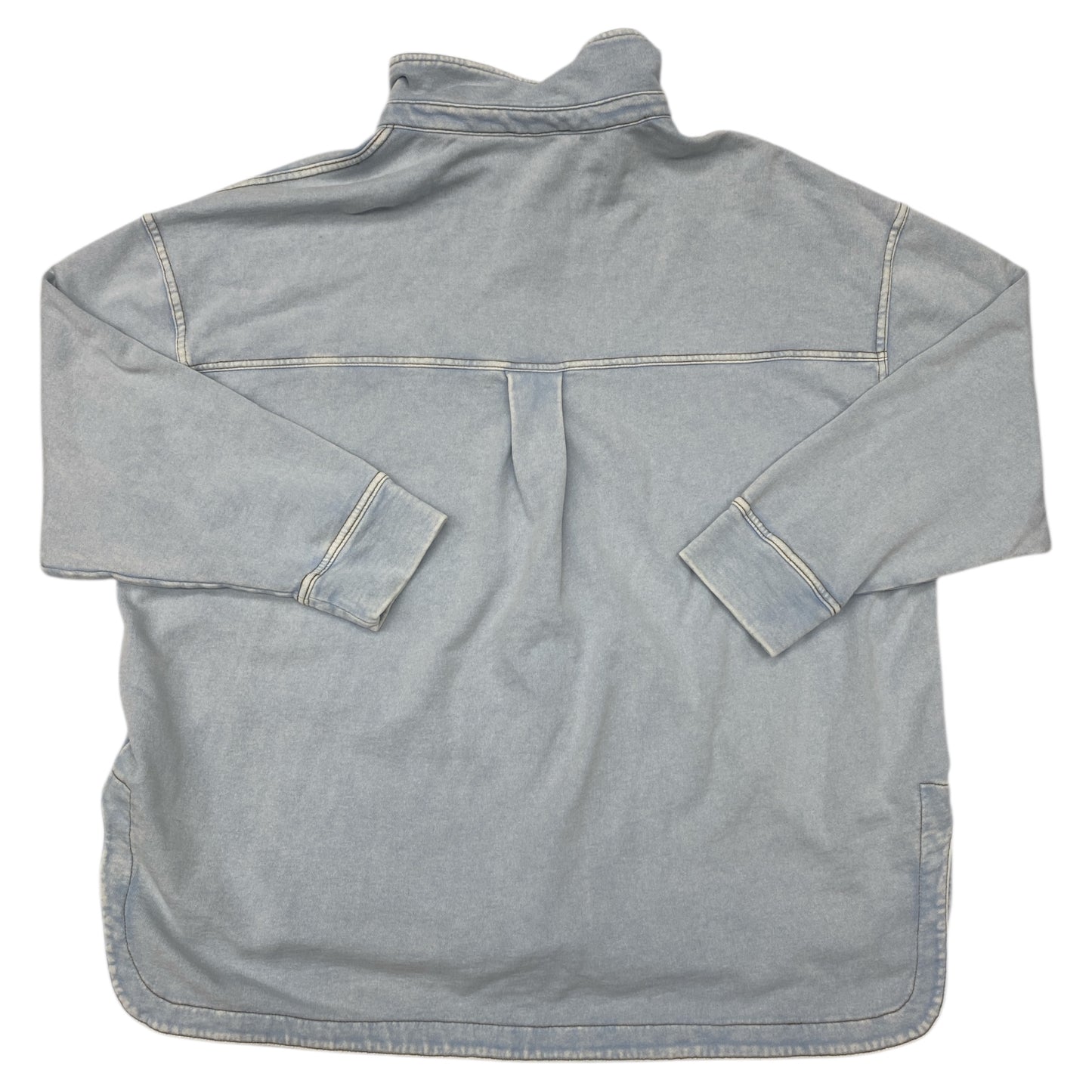 Jacket Shirt By Maurices In Blue, Size:Xxl