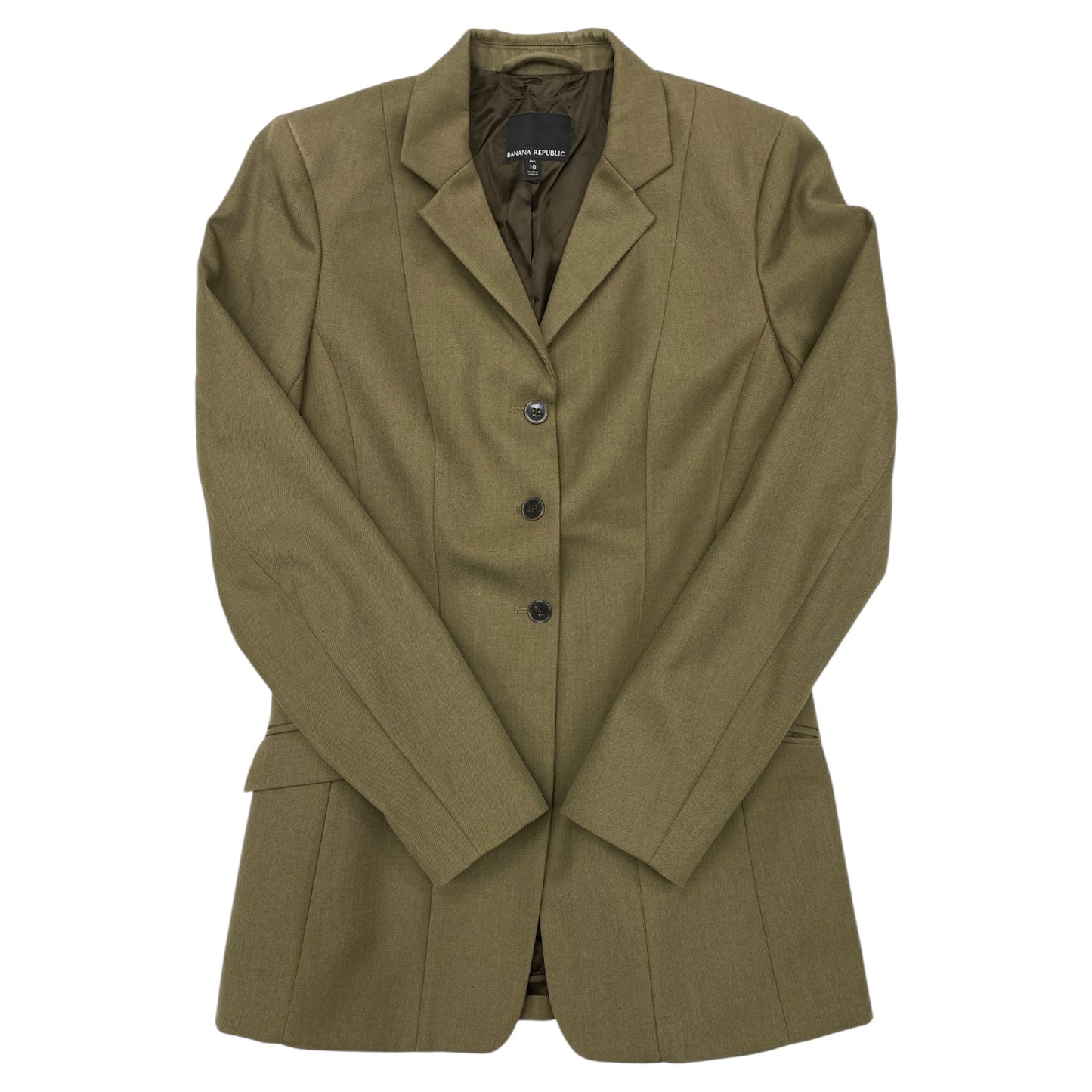 Blazer By Banana Republic In Brown, Size:10