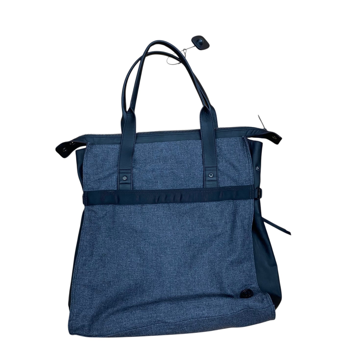 Handbag By Lululemon In Black & Grey, Size:Large