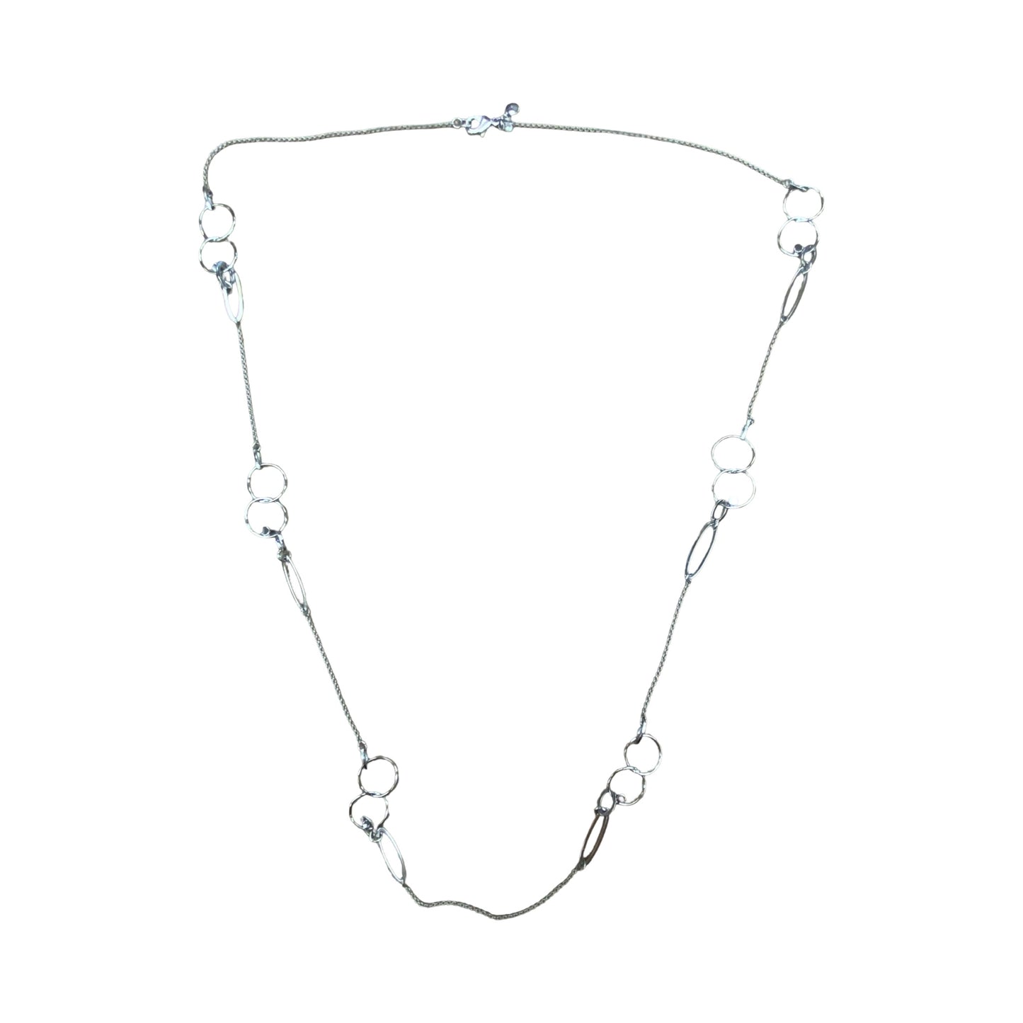 Necklace Chain By Ann Taylor In Silver