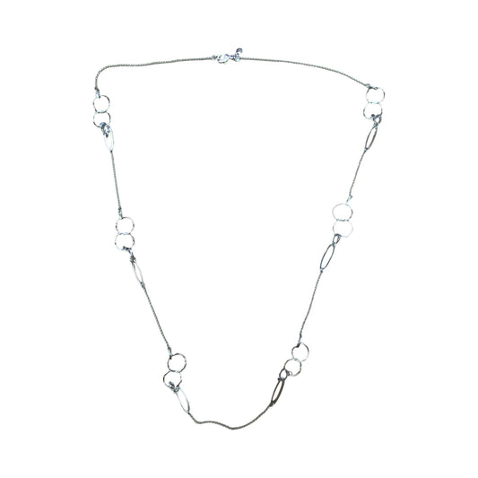 Necklace Chain By Ann Taylor In Silver