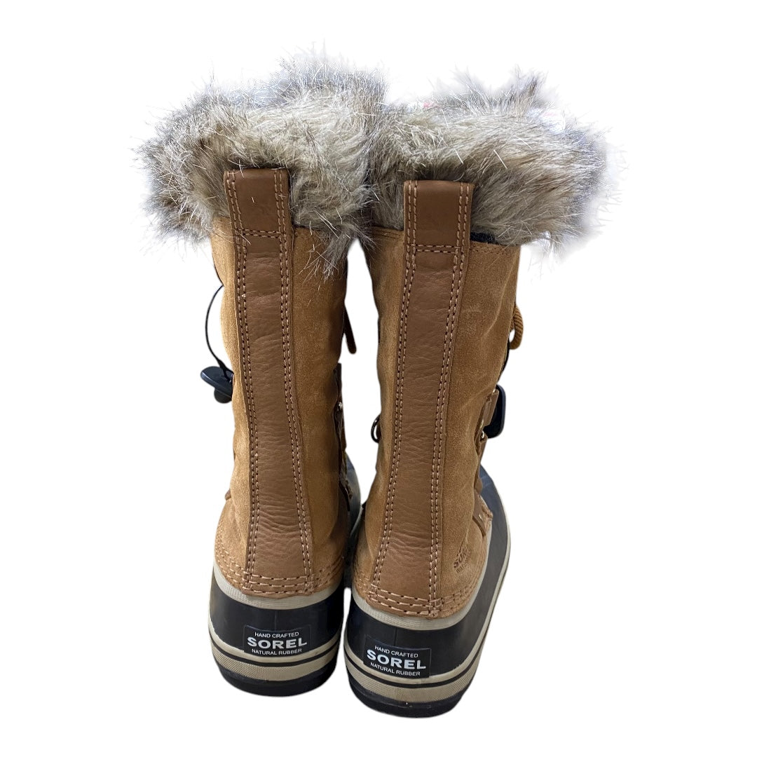 Boots Designer By Sorel In Black & Brown, Size:7.5