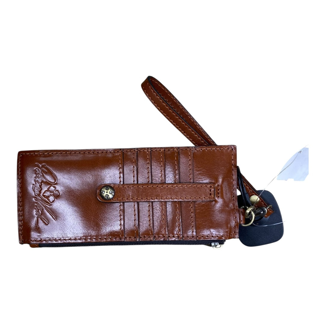 Wallet Designer By Patricia Nash In Black & Brown, Size:Medium